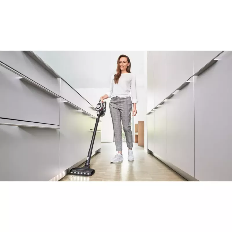 Bosch Serie 8 BBS8214 belaidis dulkių siurblys 2-in-1 (lazdinis/rankinis), 18V, 4 Ah, 65 min., baltas