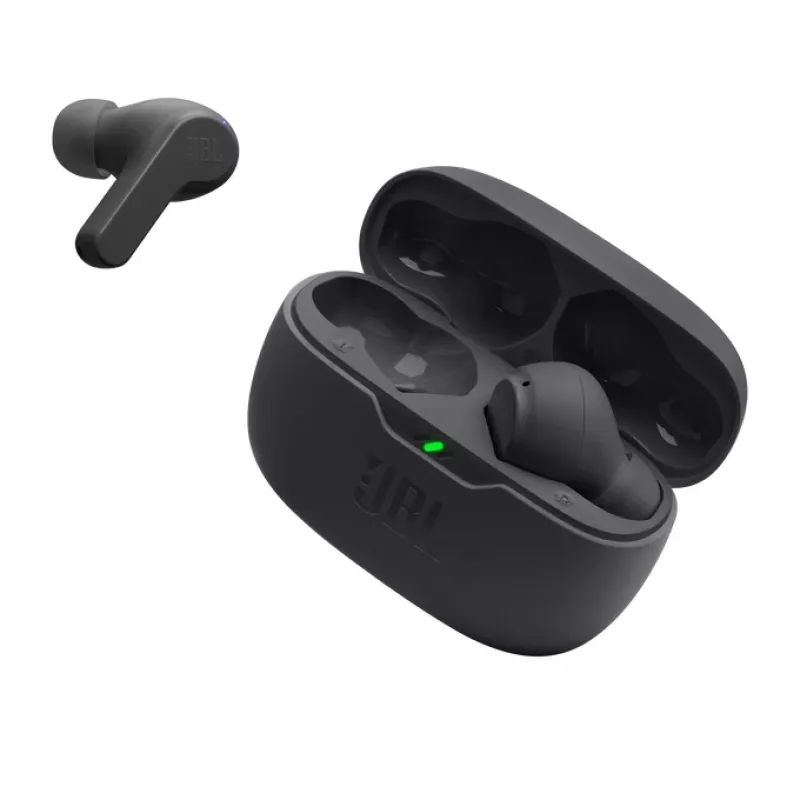 JBL Wave Beam belaidės ausinės TWS į ausis, juodos