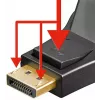 Goobay DisplayPort / DVI-D adapteris 1.1 su paauksuotais kontaktais, juodas