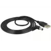 Maitinimo laidas USB A – DC 1,5 m DeLOCK 83578