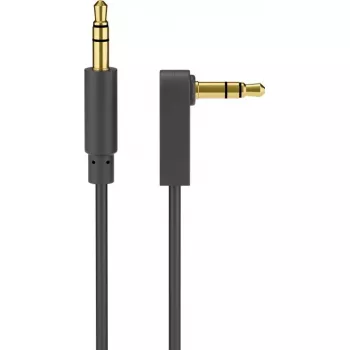 Garso laidas Goobay 67782 0,5 m 3,5 mm lizdas-lizdas juodas