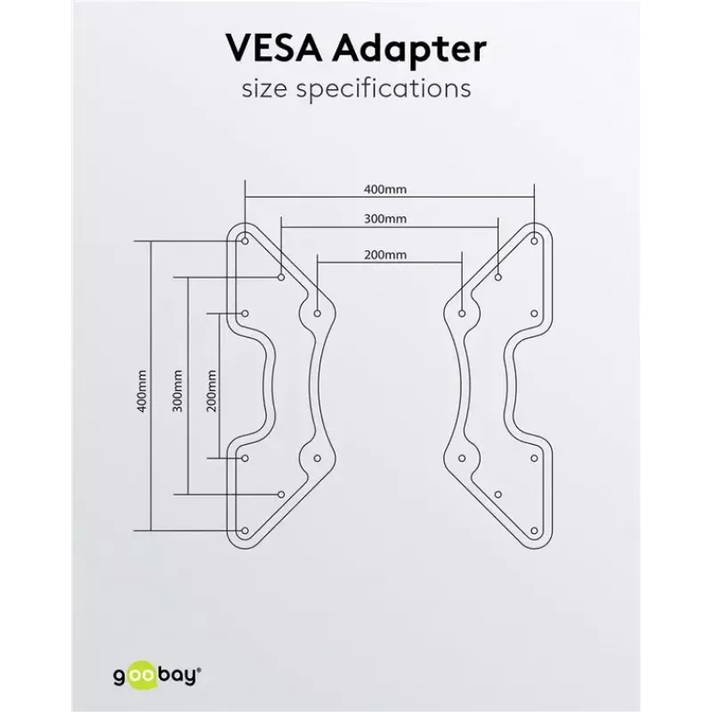 VESA adapteris TV sieniniam laikikliui Goobay 60134