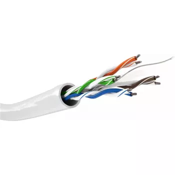 Tinklo kabelis Goobay 94965 U/UTP Cat6 100 m Pilka