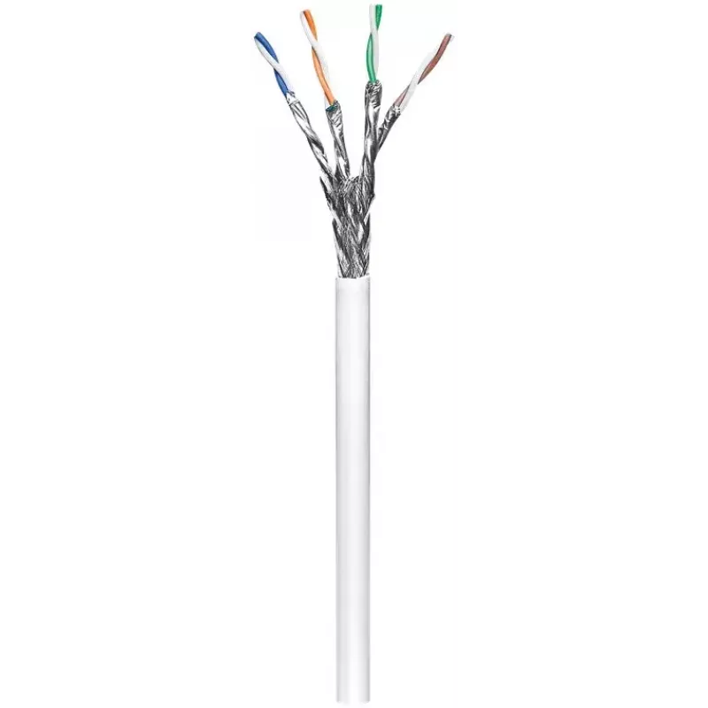 Tinklo kabelis Goobay 94218 RJ45 Cat6 305 m Baltas