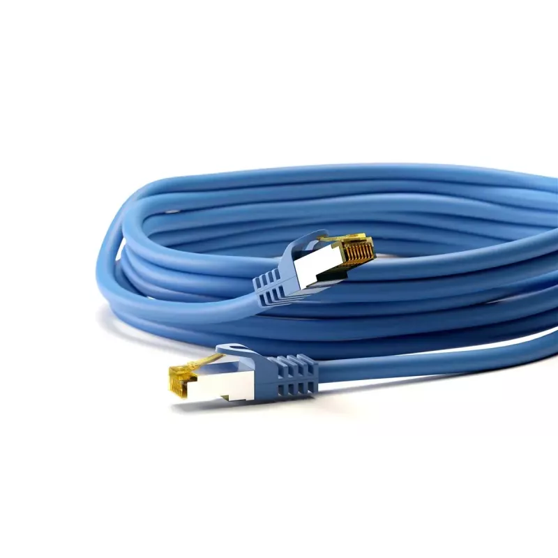 Tinklo kabelis Goobay 91619 Cat7 S/FTP 5 m mėlynas