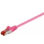 Pataisos laidas Goobay CAT 6 S/FTP PiMF 3 m, rausvai violetinis