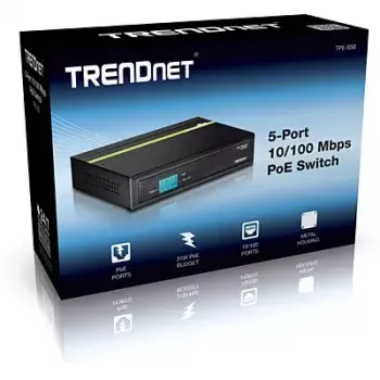 Nevaldomas tinklo jungiklis Trendnet TPE-S50