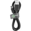 Goobay Micro-USB greito įkrovimo ir sinchronizavimo laidas 1 m USB 2.0 juodas