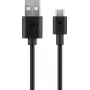 Goobay Micro-USB greito įkrovimo ir sinchronizavimo laidas 1 m USB 2.0 juodas