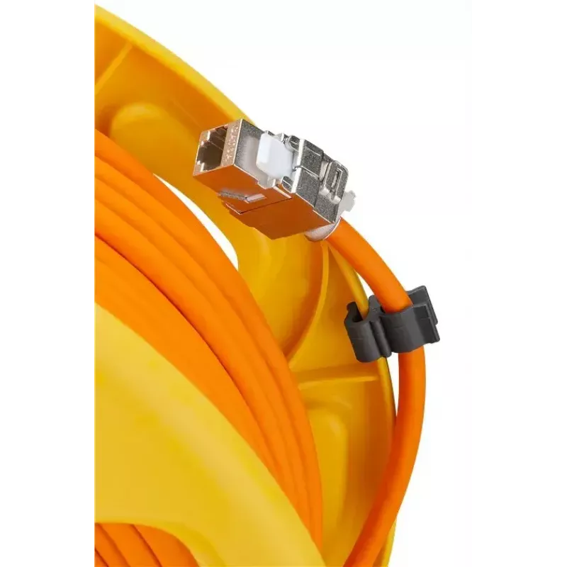 Tinklo laidas Goobay Portable RJ45 50m Cat7a Oranžinis