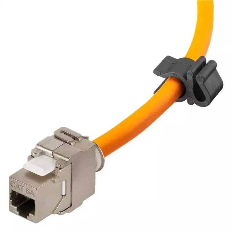 Tinklo laidas Goobay Portable RJ45 50m Cat7a Oranžinis