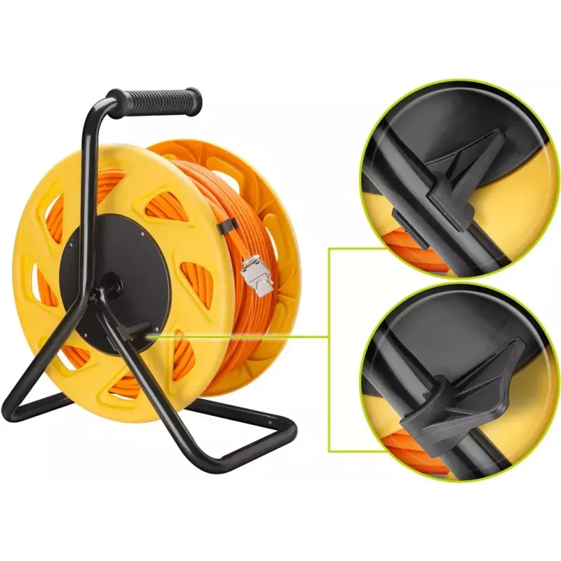 Tinklo laidas Goobay Portable RJ45 50m Cat7a Oranžinis