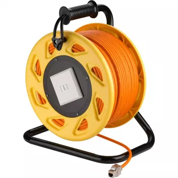 Tinklo laidas Goobay Portable RJ45 50m Cat7a Oranžinis