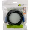 Goobay HDMI kabelis 3 m, A tipo kištukas į kištuką, 18 Gbit/s, juodas su mėlynais akcentais