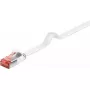 Tinklo laidas Goobay 94913 RJ-45 Cat6 0,25 m baltas