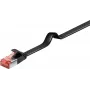 Tinklo laidas Goobay 94235 RJ-45 Cat6 0,25m juodas