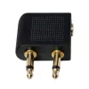 Prisitaikantis lizdo keitiklis LOGILINK CA1089 — 2×3,5 mm į 1×3,5 mm, auksuoti kontaktai, juodas