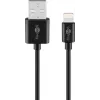 Įkroviklio rinkinys Goobay Dual Apple Lightning 44995, 12 W, 2 USB, 1 m laidas