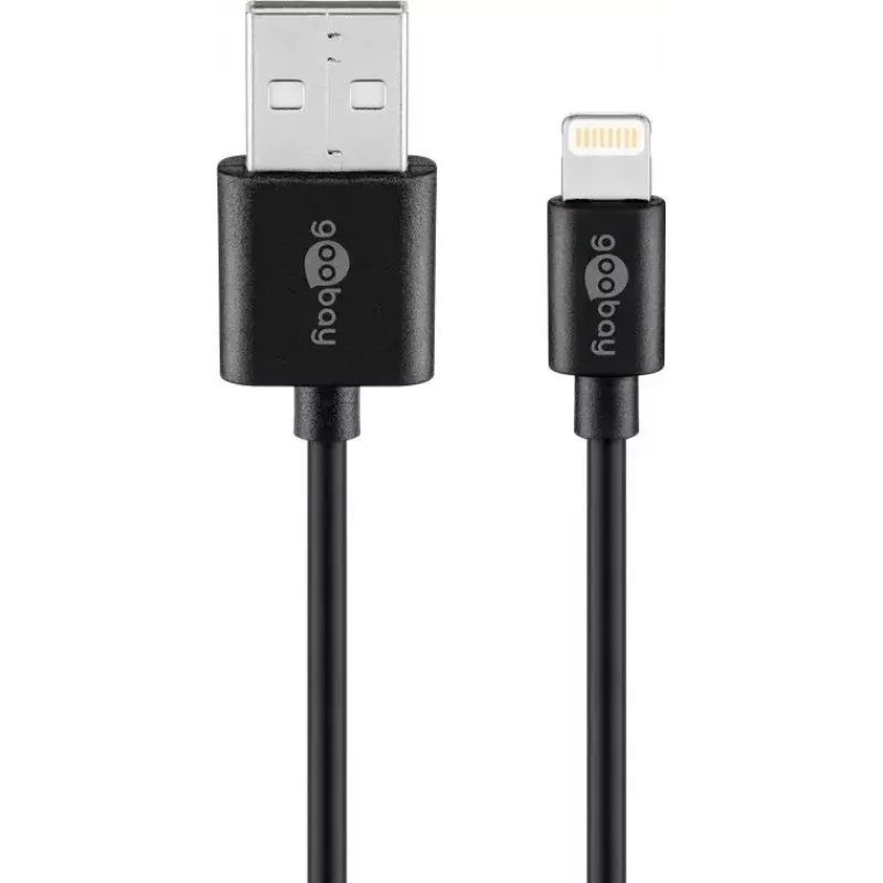 Įkroviklio rinkinys Goobay Dual Apple Lightning 44995, 12 W, 2 USB, 1 m laidas