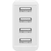 Kroviklis vidaus naudojimui Wentronic 44962 universalus baltas 4 USB prievadai 5V