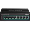 Trendnet TI-PG80B 8 prievadų pramoninis Gigabit PoE+ jungiklis su DIN-bėgiu