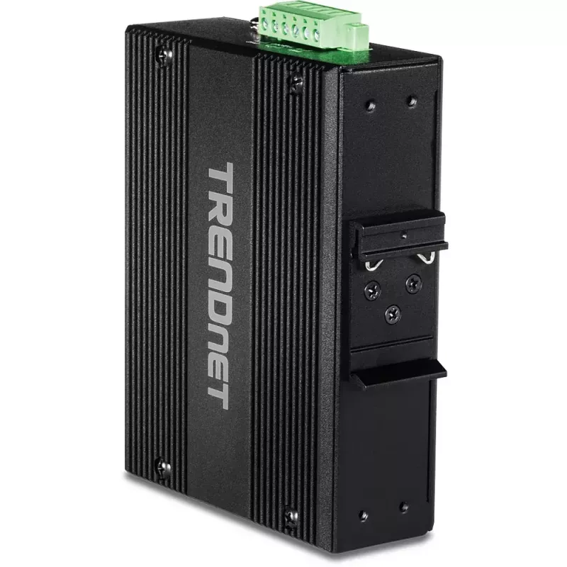 Trendnet TI-PG80B 8 prievadų pramoninis Gigabit PoE+ jungiklis su DIN-bėgiu
