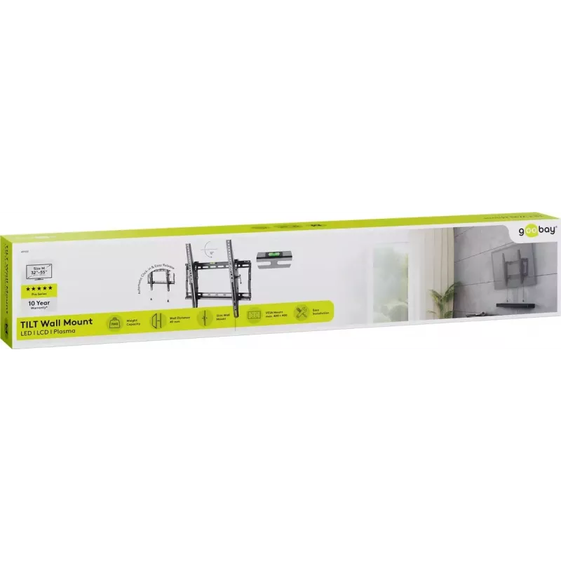 TV laikiklis Goobay 49909 139,7 cm (55 coliai) Juodas