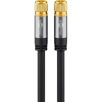 Koaksialinis kabelis Wentronic 70664 2m F Juodas