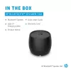 HP 360 juodas belaidis garsiakalbis, Bluetooth 5, nešiojamas, monofoninis, cilindro formos, su mygtukais