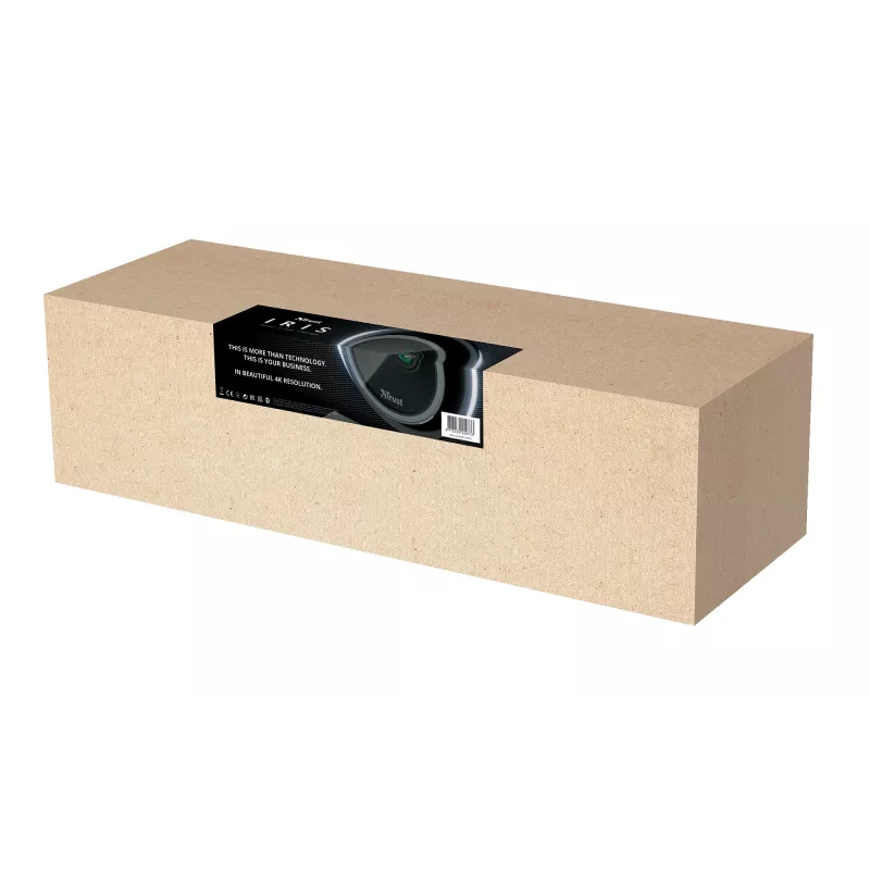 Trust Iris internetinė kamera 3840 x 2160 pikselių USB 3.2 Gen 1 (3.1 Gen 1) Juoda
