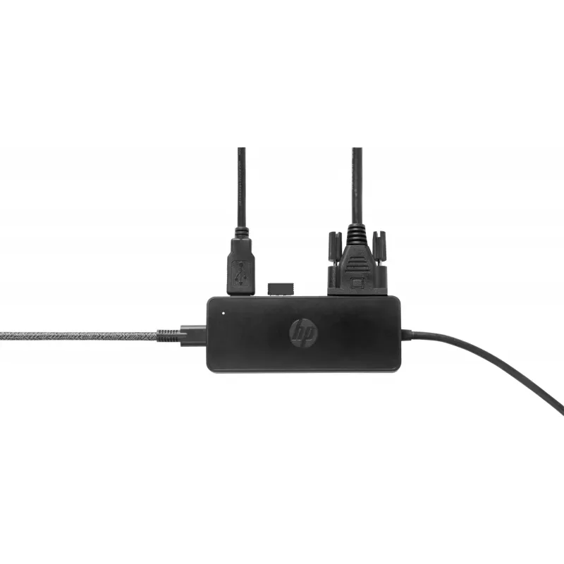 HP USB-C kelionių stotelė G2, laidinė, USB 3.2 Gen 1 Type-C, juoda, 107 mm