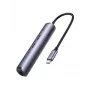 Ugreen 10919 USB-C dokas / prievadų replikatorius, USB 3.2 Gen 1, pilkas