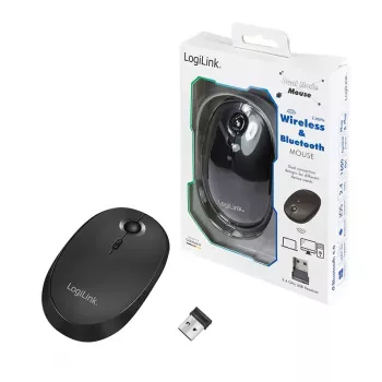 Pelė LogiLink ID0204 belaidė RF + Bluetooth