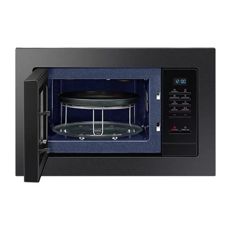 Samsung MQ7000A Juoda Grilio mikrobangų krosnelė Įmontuojama 23 L 800 W