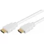 HDMI kabelis Goobay 61018 1 m HDMI Type A vyras į vyrą 18 Gbit/s baltas