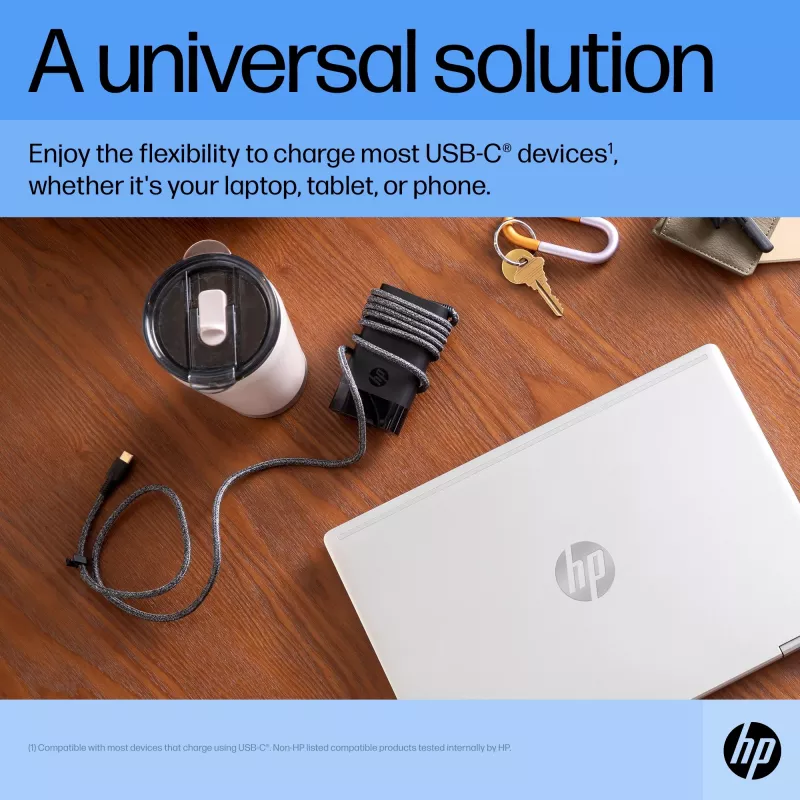 HP USB-C 65W nešiojamojo kompiuterio įkroviklis