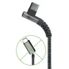 Goobay USB-C laidas USB 2.0 2m juodai pilkas