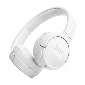 JBL Tune 670 NC ausinės – belaidės ir laidinės, ant ausų, balta