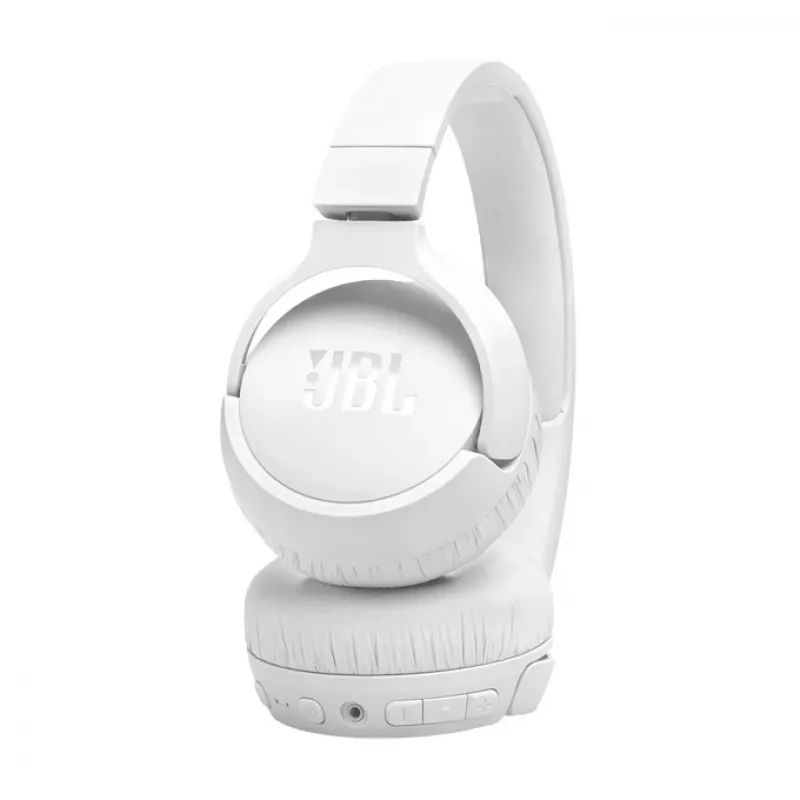 JBL Tune 670 NC ausinės – belaidės ir laidinės, ant ausų, balta