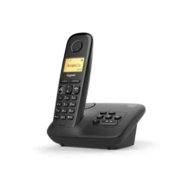 Belaidis analoginis/DECT telefonas Gigaset A270A su skambučio ID ir sekretoriumi, juodas