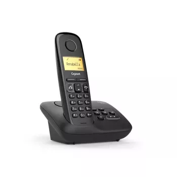 Belaidis analoginis/DECT telefonas Gigaset A270A su skambučio ID ir sekretoriumi, juodas