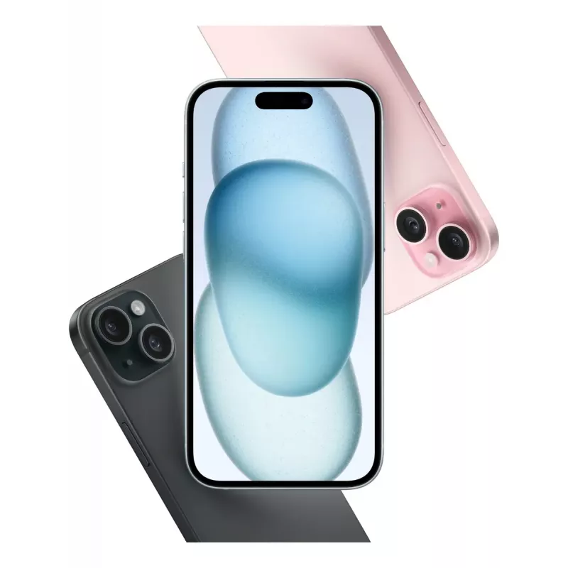 Išmanusis telefonas Apple iPhone 15 6,1 colio 128 GB mėlynas