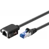 Tinklo laidas Goobay 65645 RJ-45 Cat6a 5 m Juodas