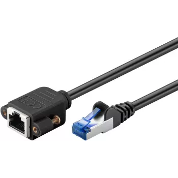 Tinklo laidas WENTRONIC Goobay 65644 Cat6a S/FTP (S‑STP) 3 m RJ‑45–RJ‑45 juodas