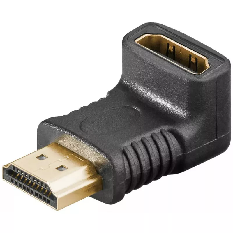 Adapteris HDMI Goobay 65749, HDMI Type A (Standartinis), Moteris, Juodas