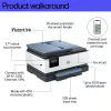 HP OfficeJet Pro 8135e belaidis daugiafunkcis spalvotas spausdintuvas su Instant Ink, dvipusis spausdinimas