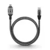 Goobay Gender Changer USB-C į RJ-45 10 m juodas sidabrinis