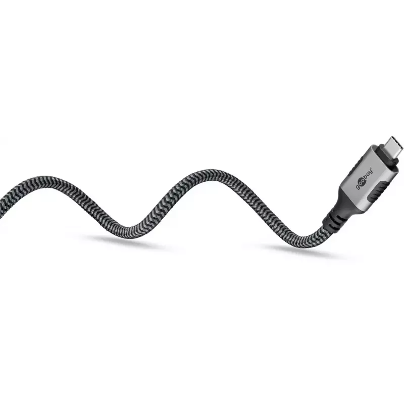 Goobay Gender Changer USB-C į RJ-45 10 m juodas sidabrinis