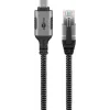 Goobay Gender Changer USB-C į RJ-45 10 m juodas sidabrinis