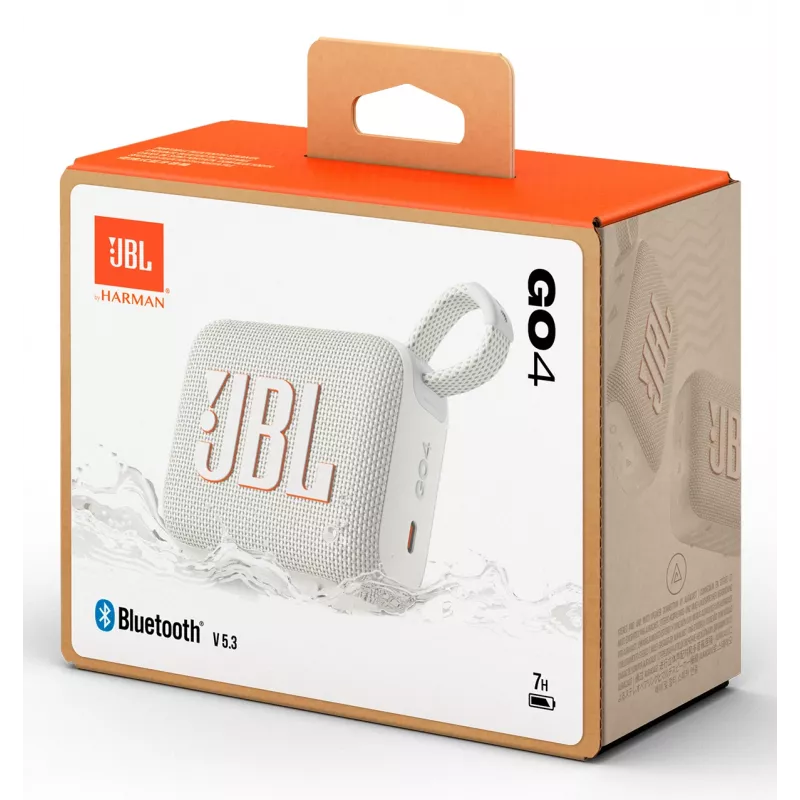 JBL Go 4 nešiojamas garsiakalbis mono baltas 4,2 W